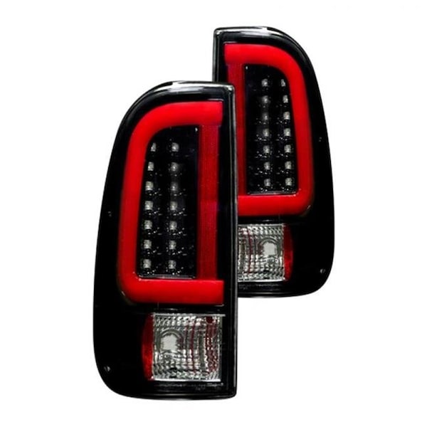 Recon Truck Accessories REC264293BK Fiber Optic Tail Lights - Smoked Lens REC264293BK - main